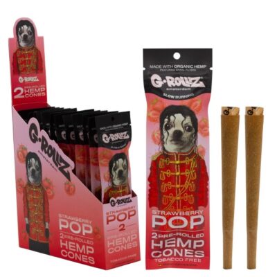 G-Rollz - Pre-Rollz Hemp Cones - 2 pack - Strawberry Pop